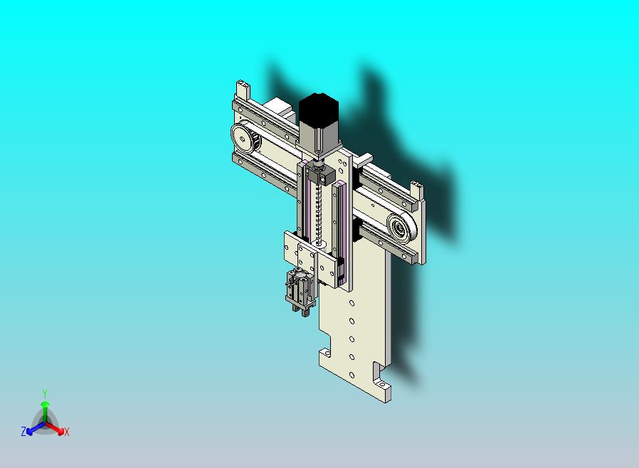 2轴二坐标拾放机械手