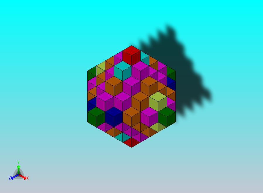 33支鲁班锁（大菠萝）