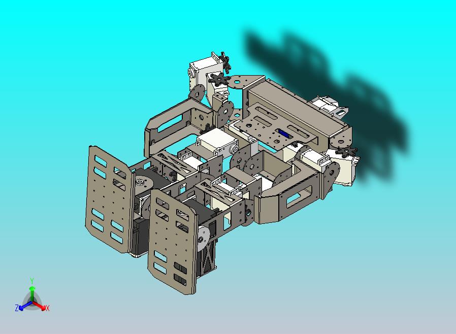 16dof舵机机器人