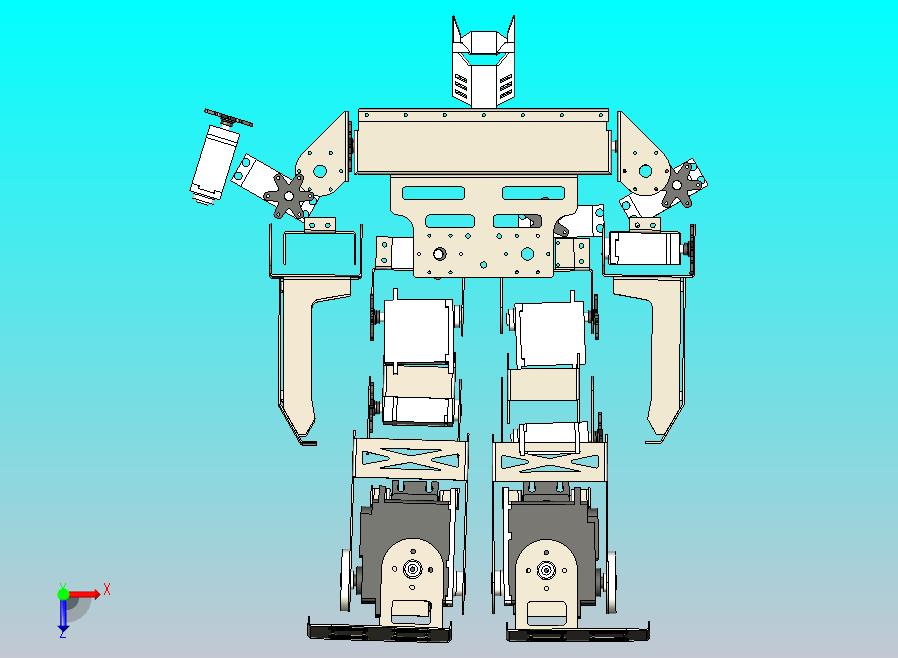 16dof舵机机器人