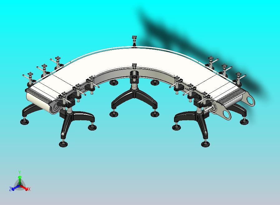 90度转弯网带输送机