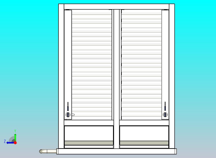 15kv浪涌机柜，50格病历夹，手动档案密集架 02