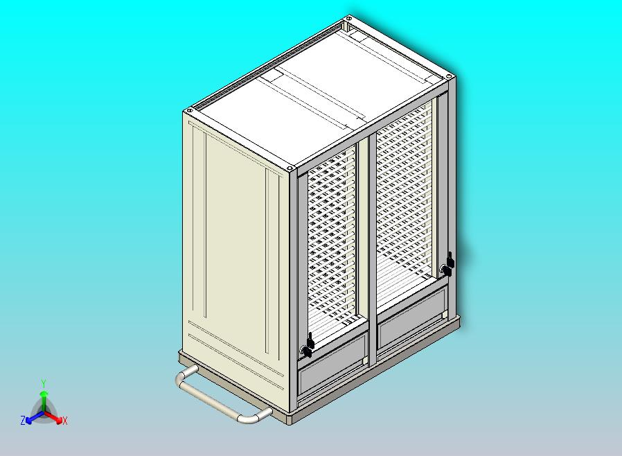 15kv浪涌机柜，50格病历夹，手动档案密集架 02