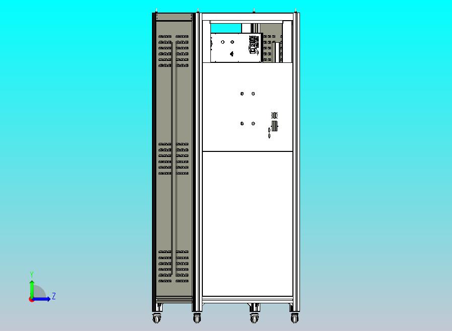 15kv浪涌机柜，50格病历夹，手动档案密集架 01
