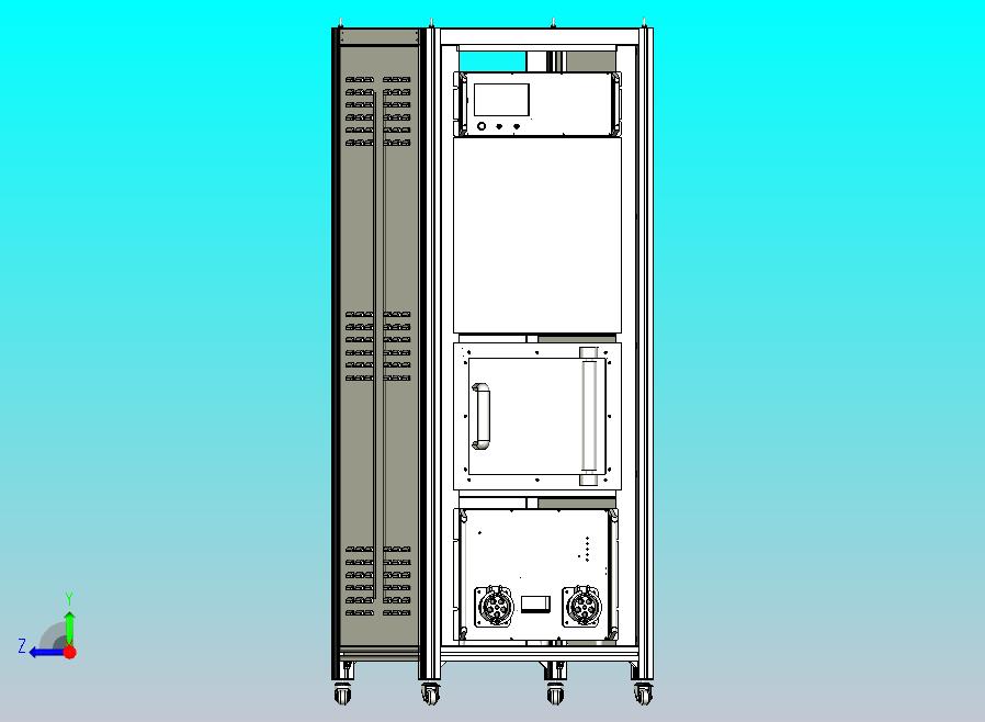15kv浪涌机柜，50格病历夹，手动档案密集架 01