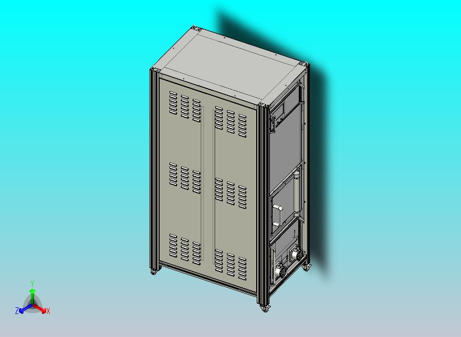 15kv浪涌机柜，50格病历夹，手动档案密集架 01