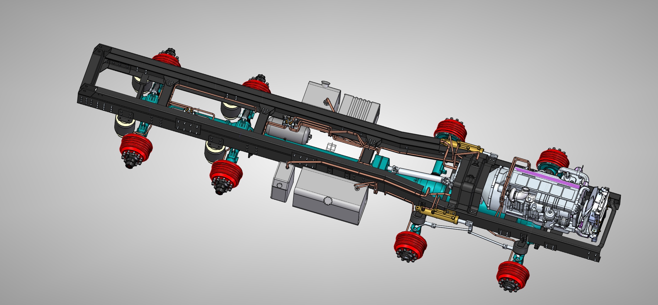 太拖拉TATR全独立悬挂卡车