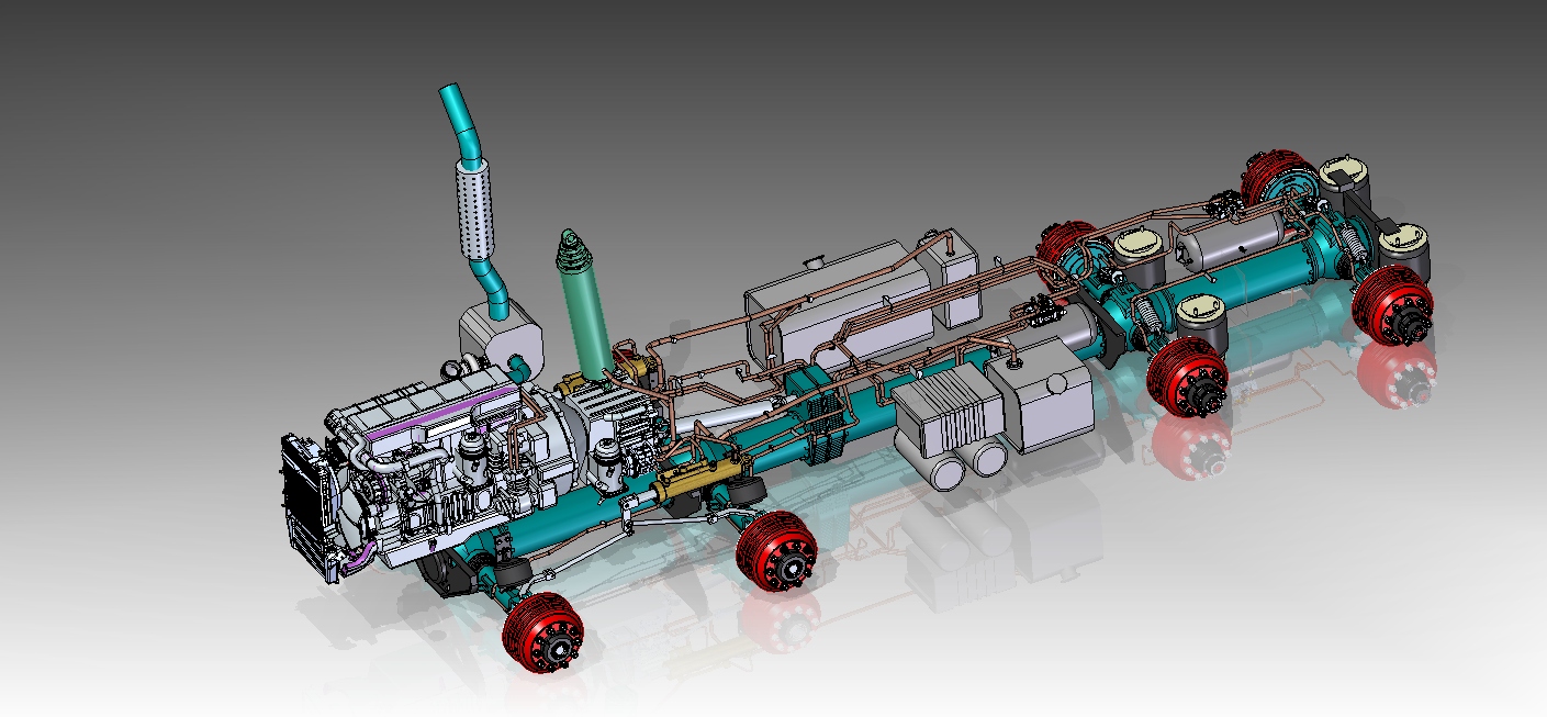 太拖拉TATR全独立悬挂卡车