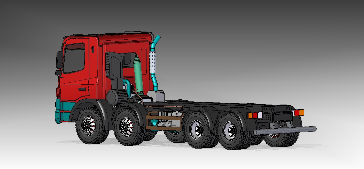 太拖拉TATR全独立悬挂卡车