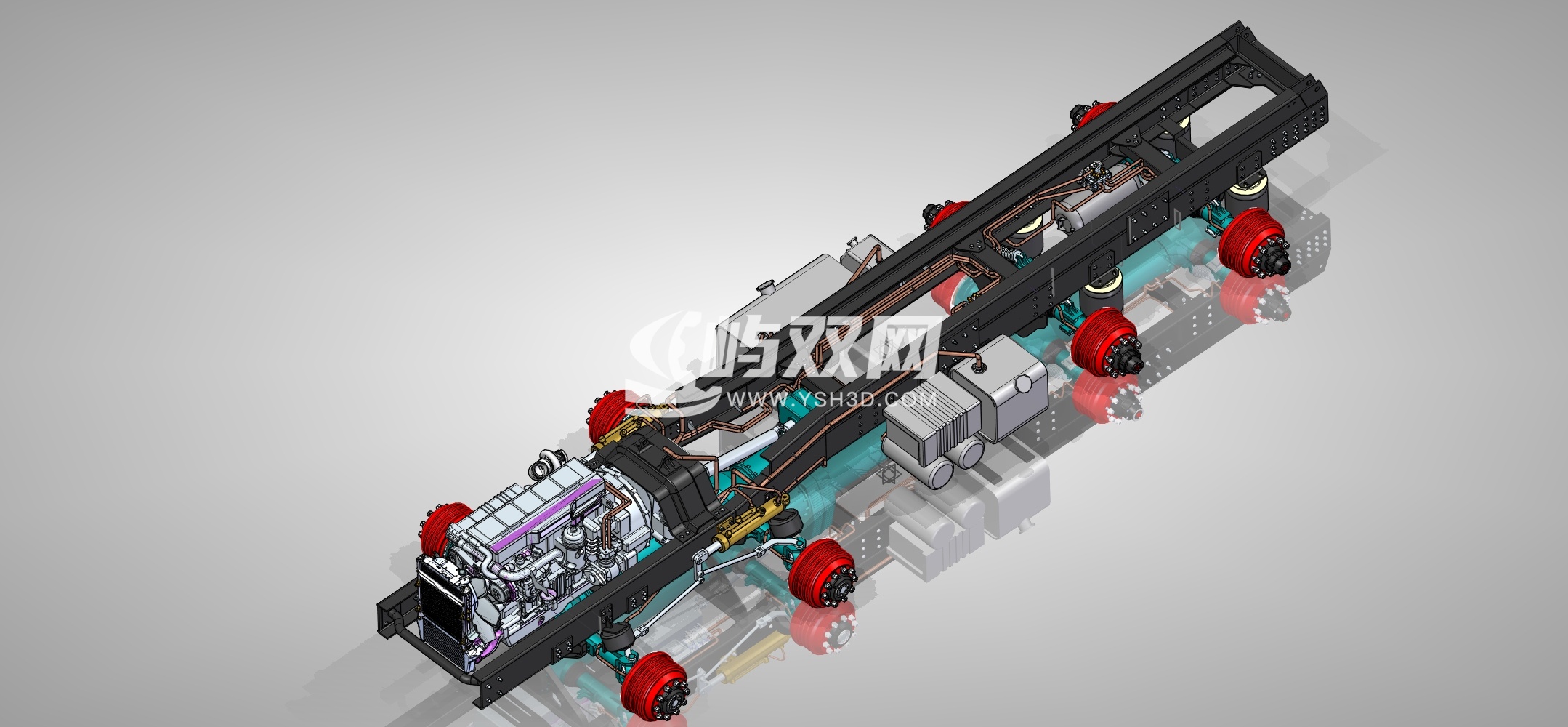 太拖拉TATR全独立悬挂卡车