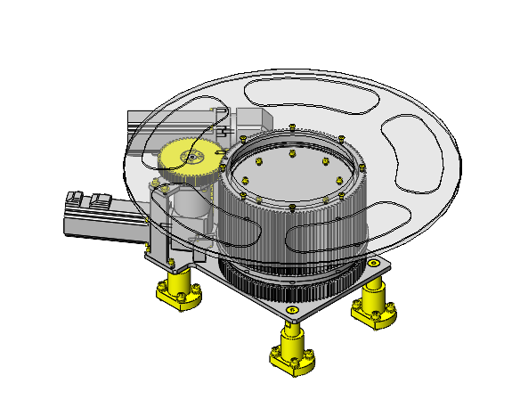 旋转升降单元(可用作AGV仓储系统)