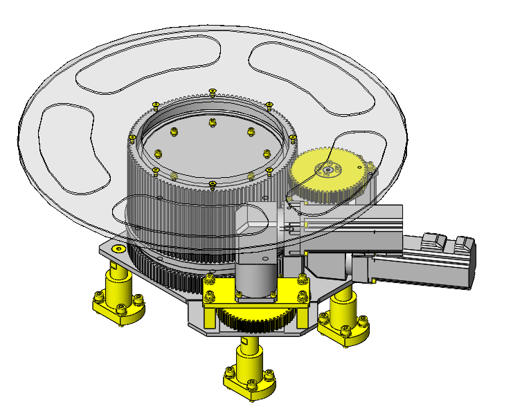 旋转升降单元(可用作AGV仓储系统)