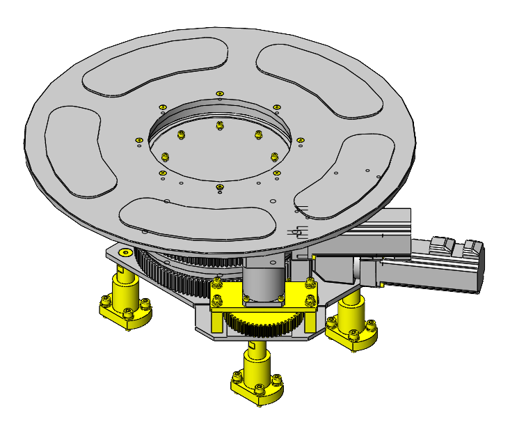 旋转升降单元(可用作AGV仓储系统)