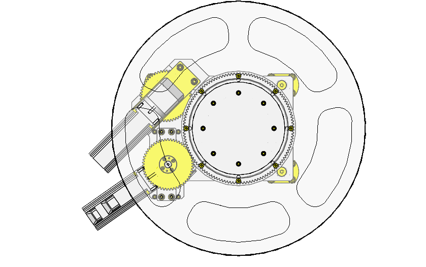 旋转升降单元(可用作AGV仓储系统)