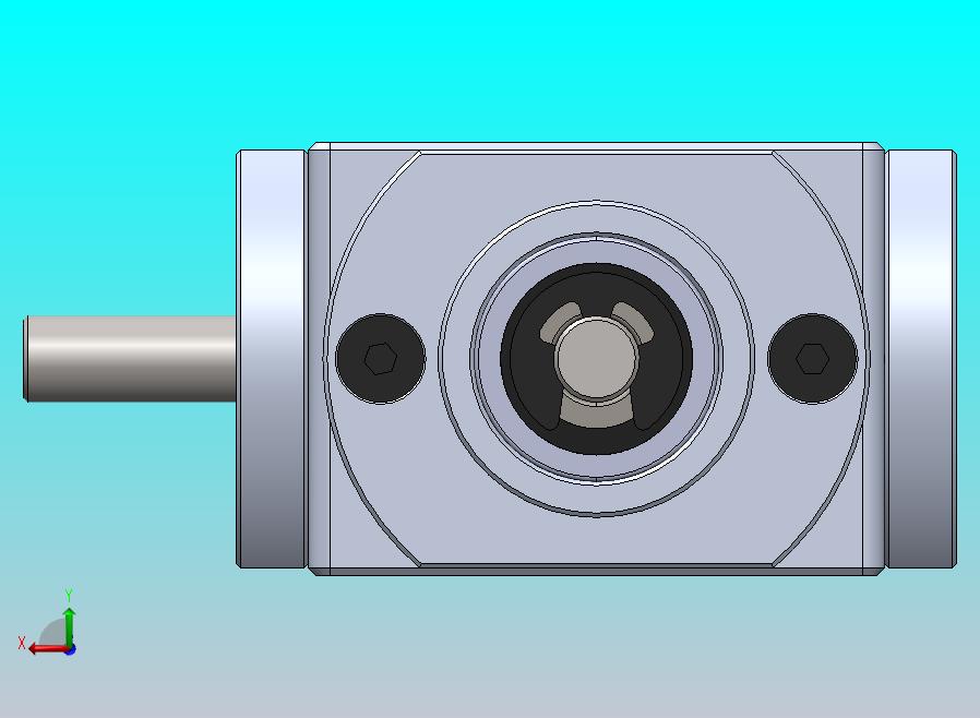 齿轮箱 90 度直角锥齿轮箱 1_1 单输出轴
