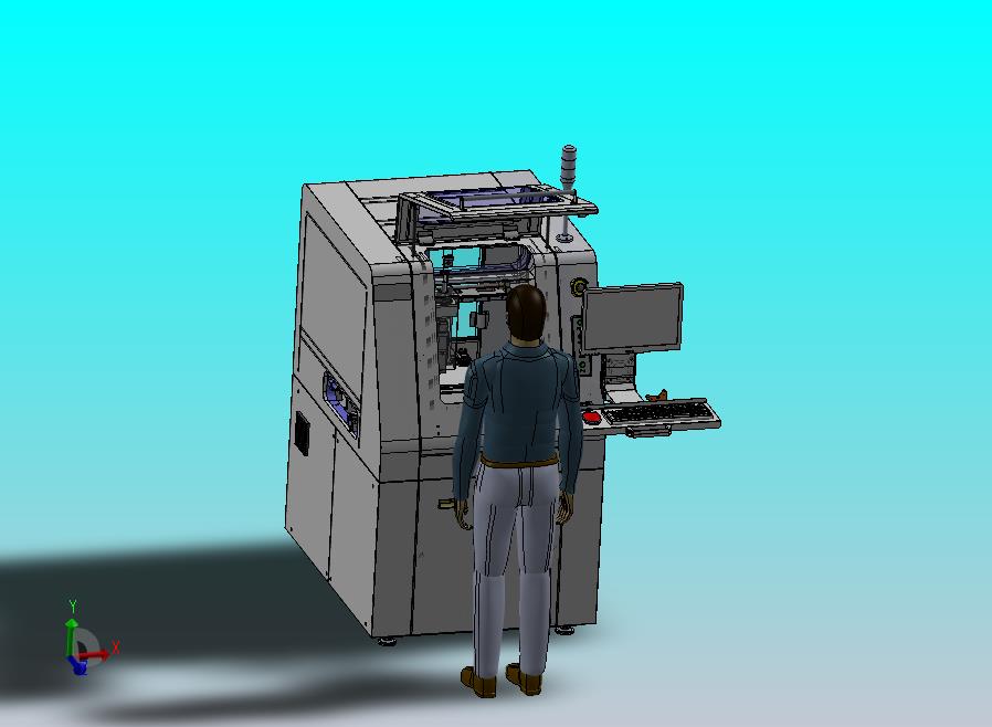 流水线后喷码机