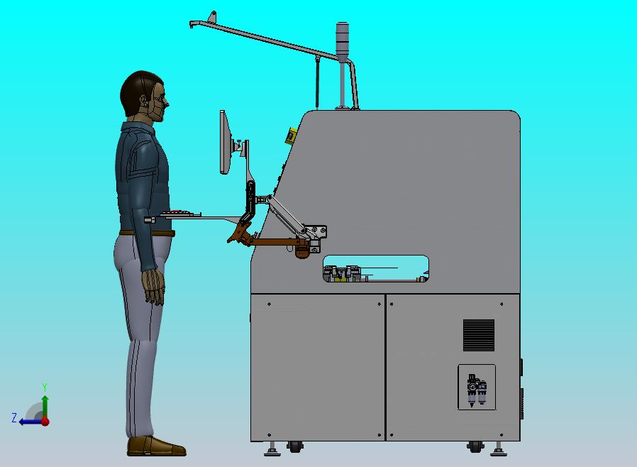 流水线后喷码机