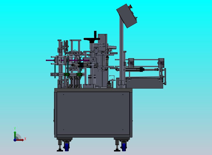 转盘式立式自动开盒装盒机