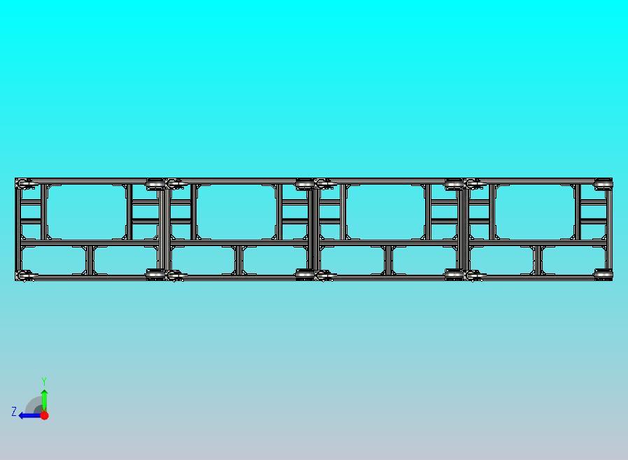 多节铝型材移动车