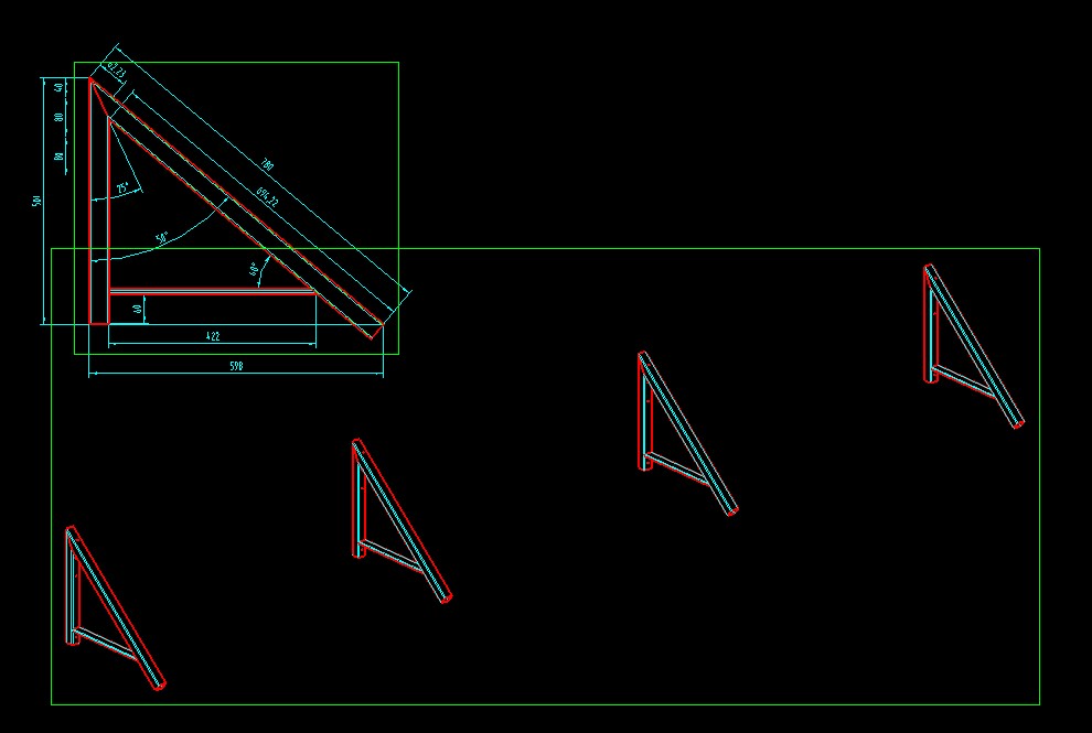 入口雨棚的简单悬臂支架