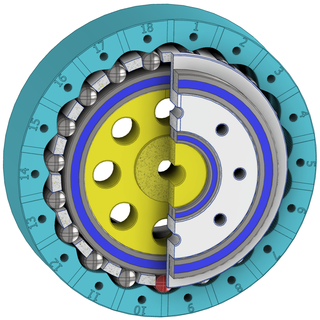 1_19 波浪驱动带中间滚体（向前旋转）