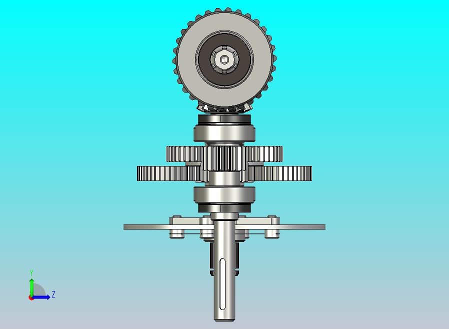 BAJA四轮驱动传动系统和中央制动系统