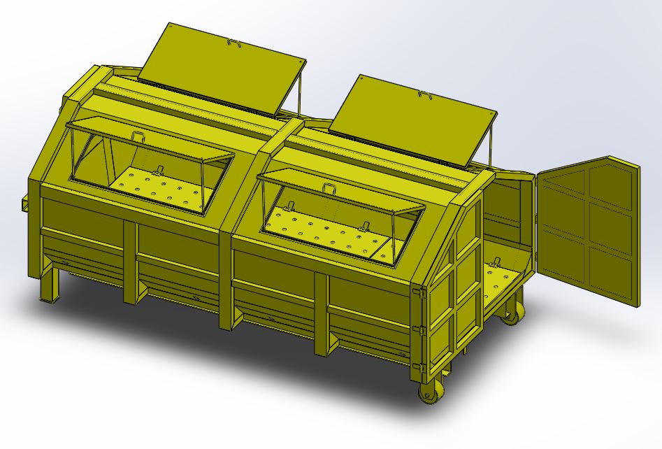 6立方米大型垃圾箱