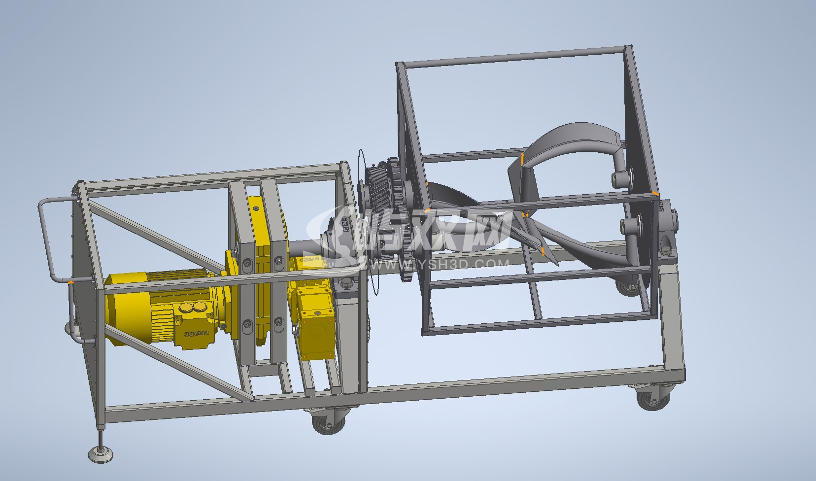 自动翻拌和面机