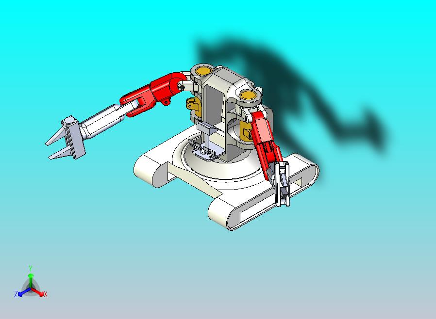 蠢萌的小机器人