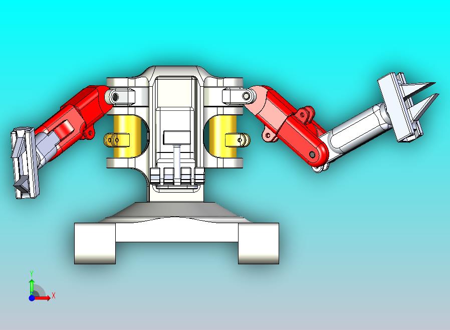 蠢萌的小机器人