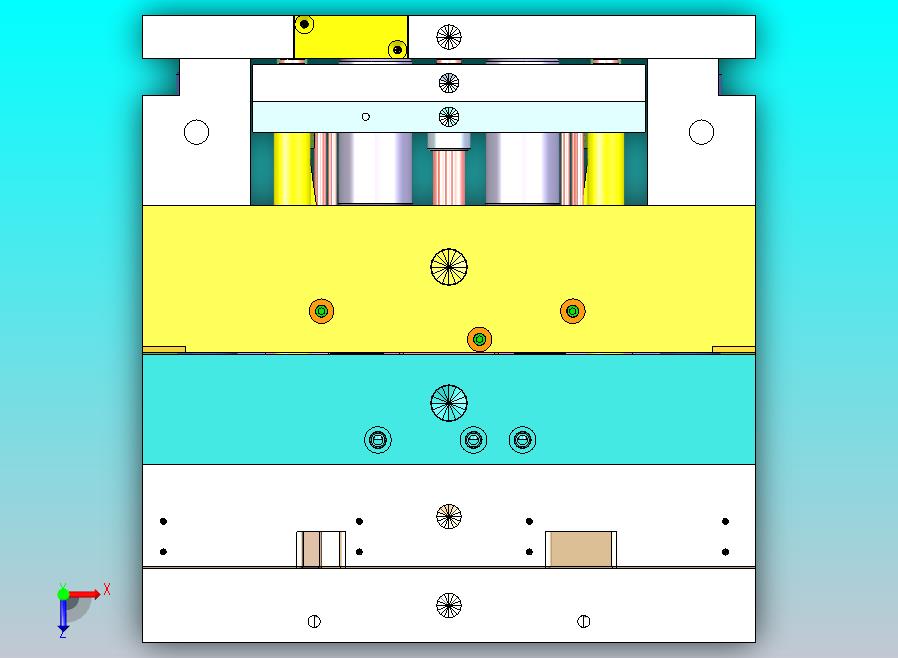 打印机粉仓模具设计