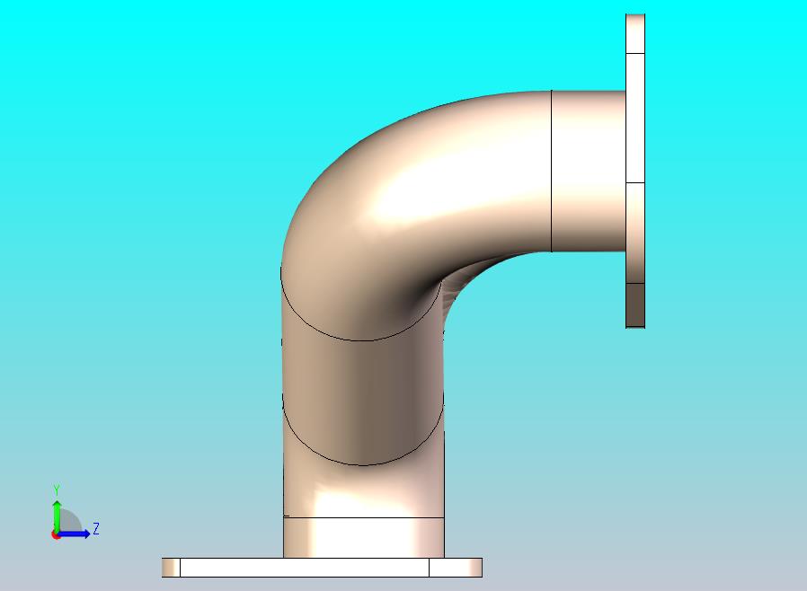 四缸发动机排气歧管