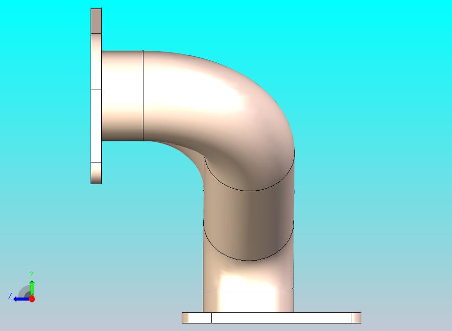 四缸发动机排气歧管