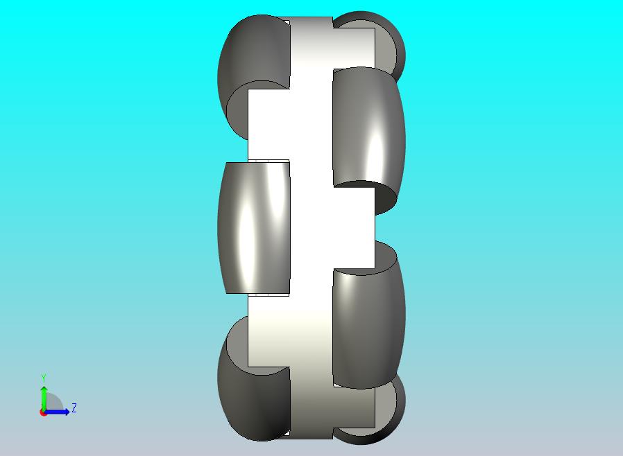 2.5英寸 65276 乐高全向轮