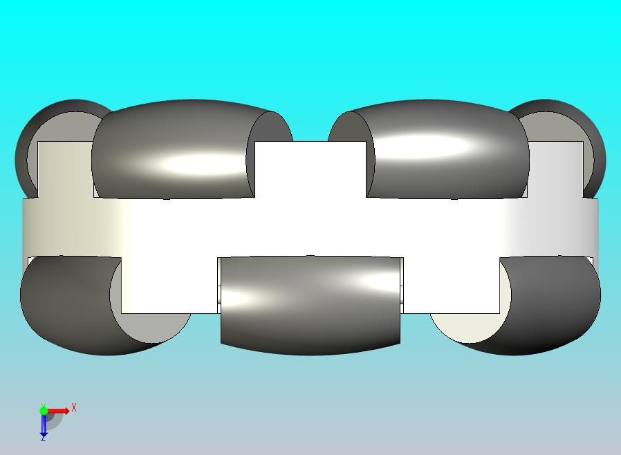 2.5英寸 65276 乐高全向轮
