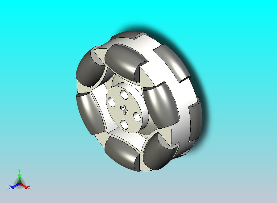 2.5英寸 65276 乐高全向轮