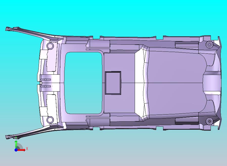 汽车顶棚模型 