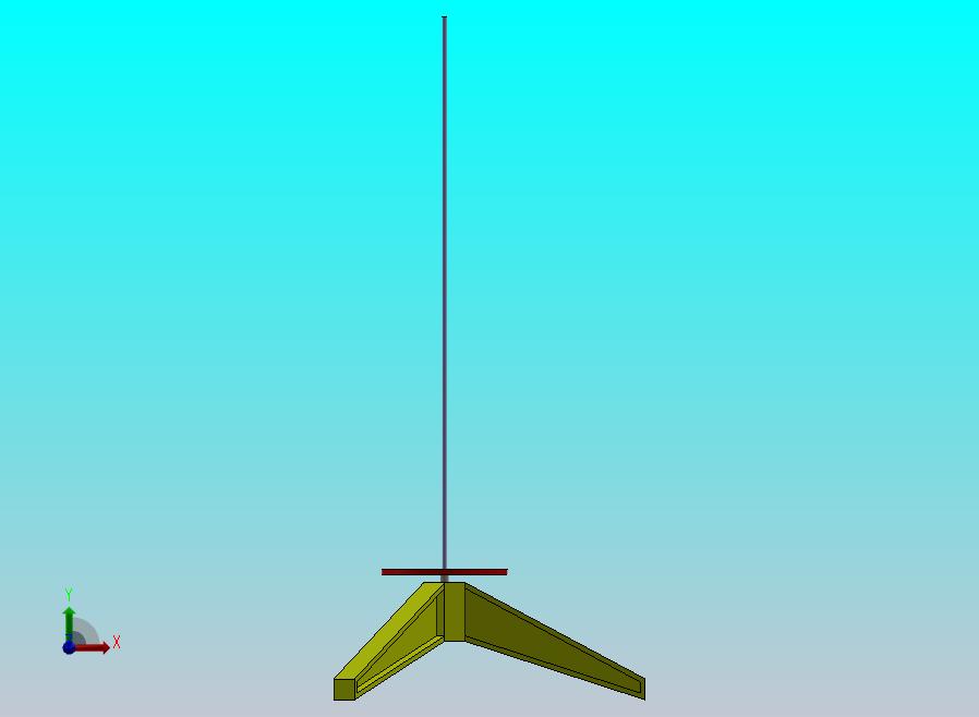 火箭发射台模型