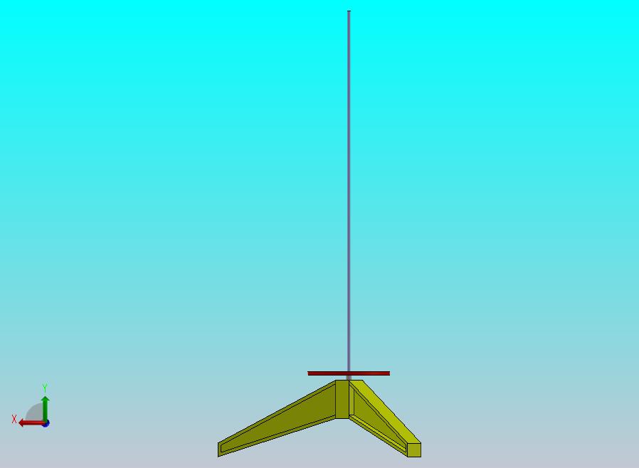 火箭发射台模型