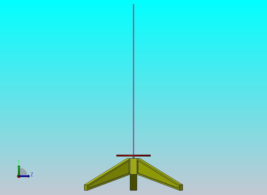 火箭发射台模型