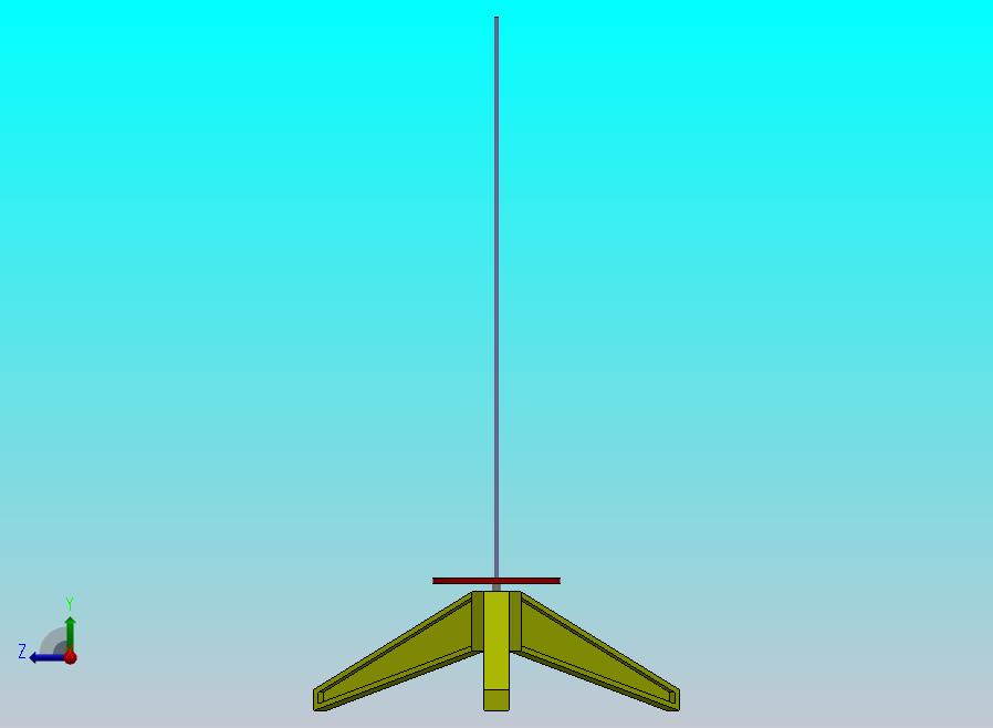 火箭发射台模型