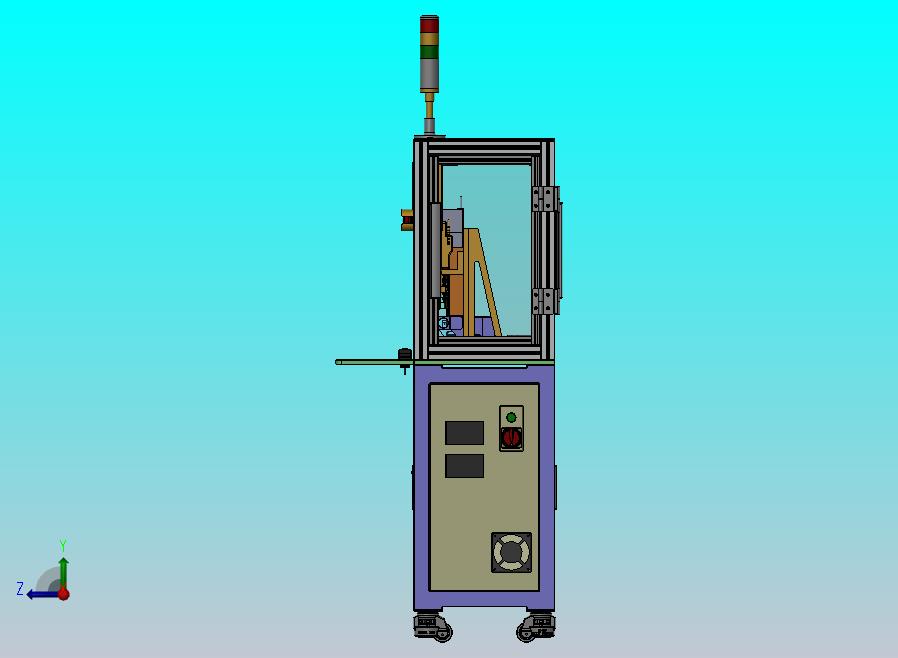 热铆机三维设计图