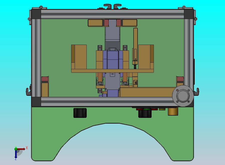 热铆机三维设计图
