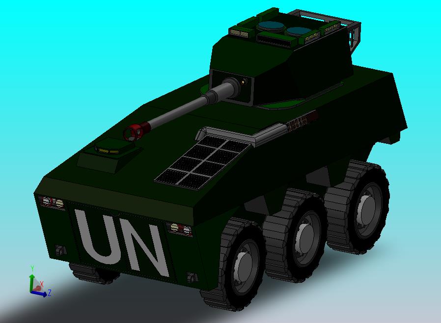 6×6 轮式火力支援车