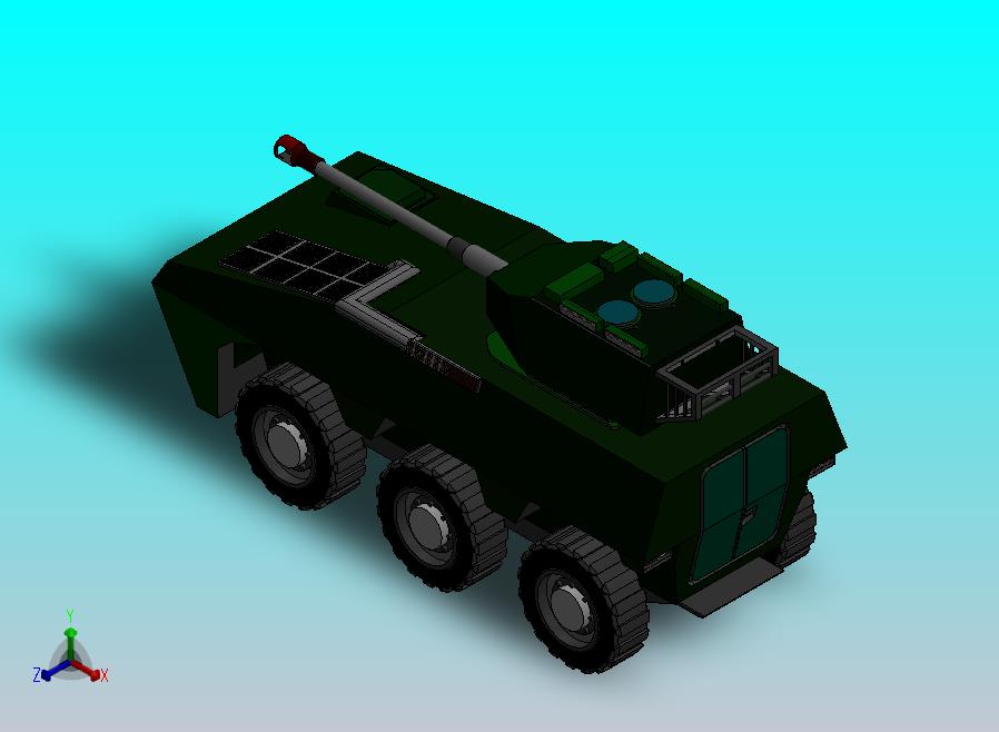 6×6 轮式火力支援车