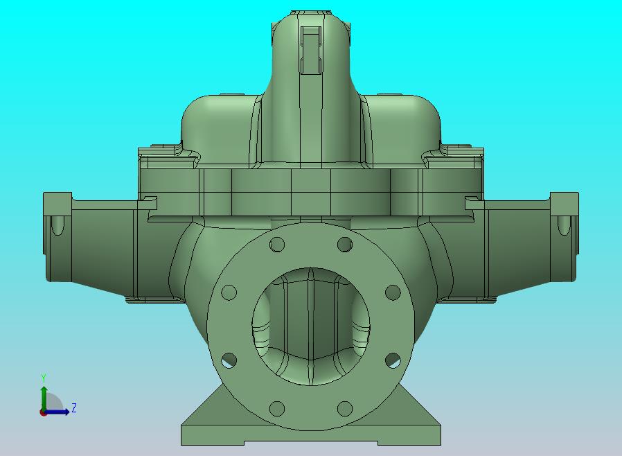 大流量双吸抽水泵