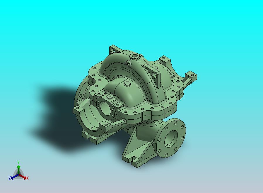 大流量双吸抽水泵