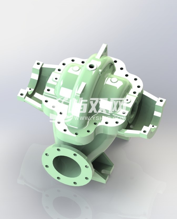 大流量双吸抽水泵