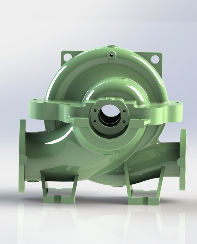 大流量双吸抽水泵