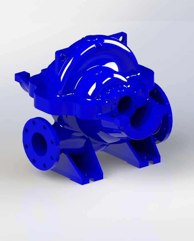 大流量双吸抽水泵